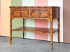 Ralph Lauren Handsome Faux Bamboo Oversized Nightstand