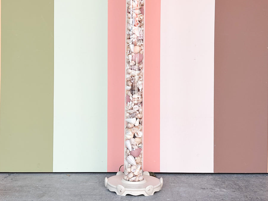 Old Florida Shell Floor Lamp