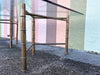 Faux Bamboo Brass Dining Table