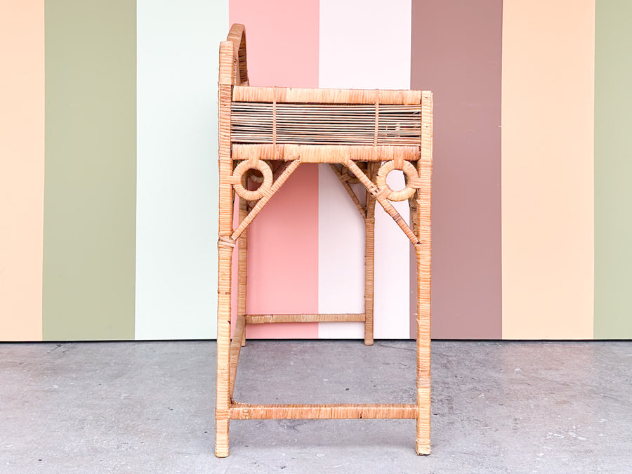 Island Style Rattan Writing Desk