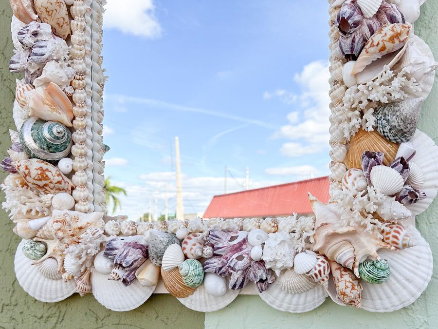 Colorful Shell Chic Mirror