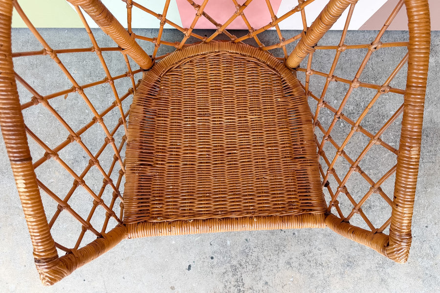 Rattan Barrel Chair