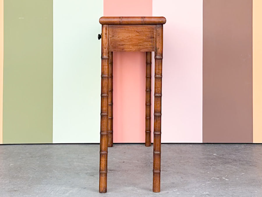 Handsome Faux Bamboo Console