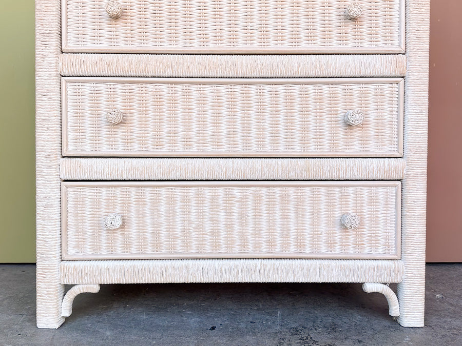 Henry Link Wicker Oversized Nightstand