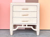 Pair of Coastal Rattan Nightstands