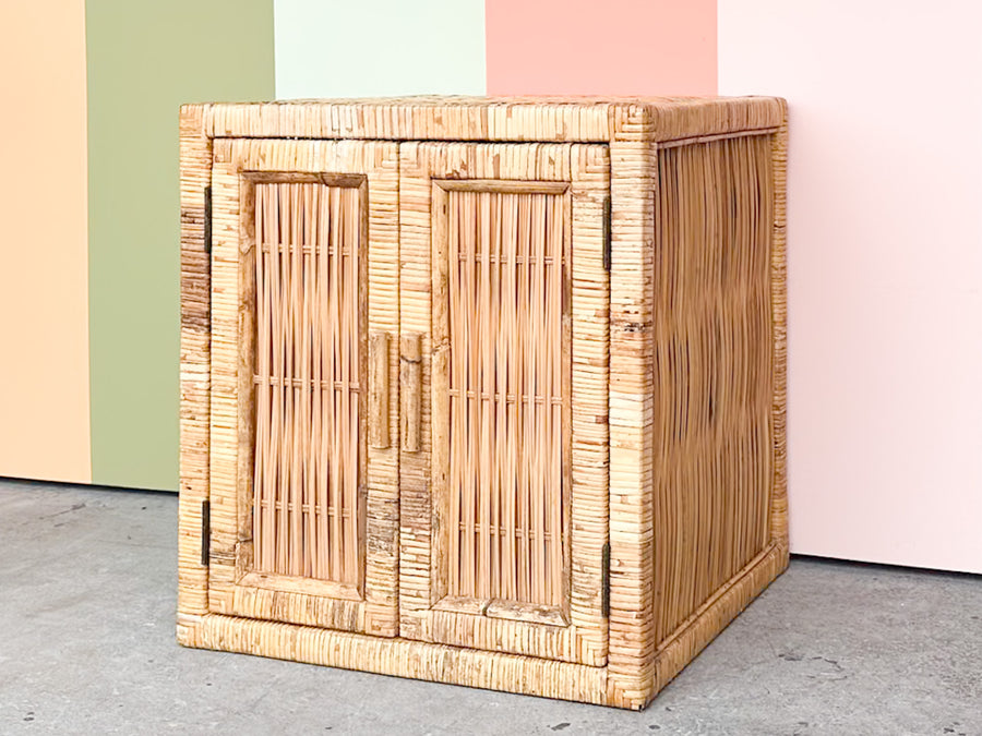 Island Style Rattan Nightstand