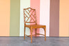 Faux Bamboo Chippendale Side Chair