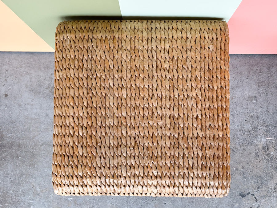 Pair of Seagrass X Benches