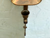 Pair of Brass Shell Wall Candle Holders