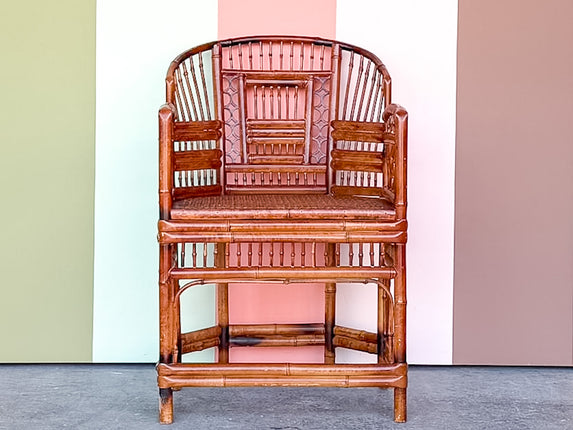 Brighton Style Rattan and Cane Chair