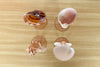 Set of Four Pink Shell Chic Coupes