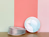 Set of Seven Cockatoo Plates