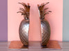 Pair of Brass Pineapple Bookends