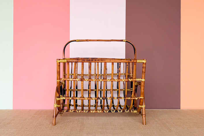 Rattan Magazine Rack