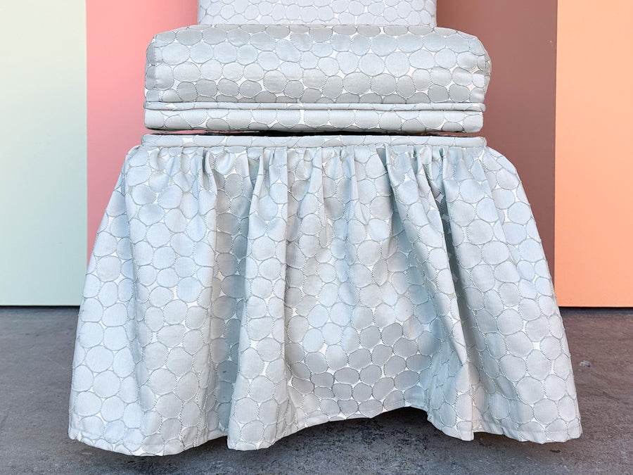 Pretty Upholstered Swivel Vanity Chair