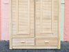 Pencil Reed Rattan Armoire