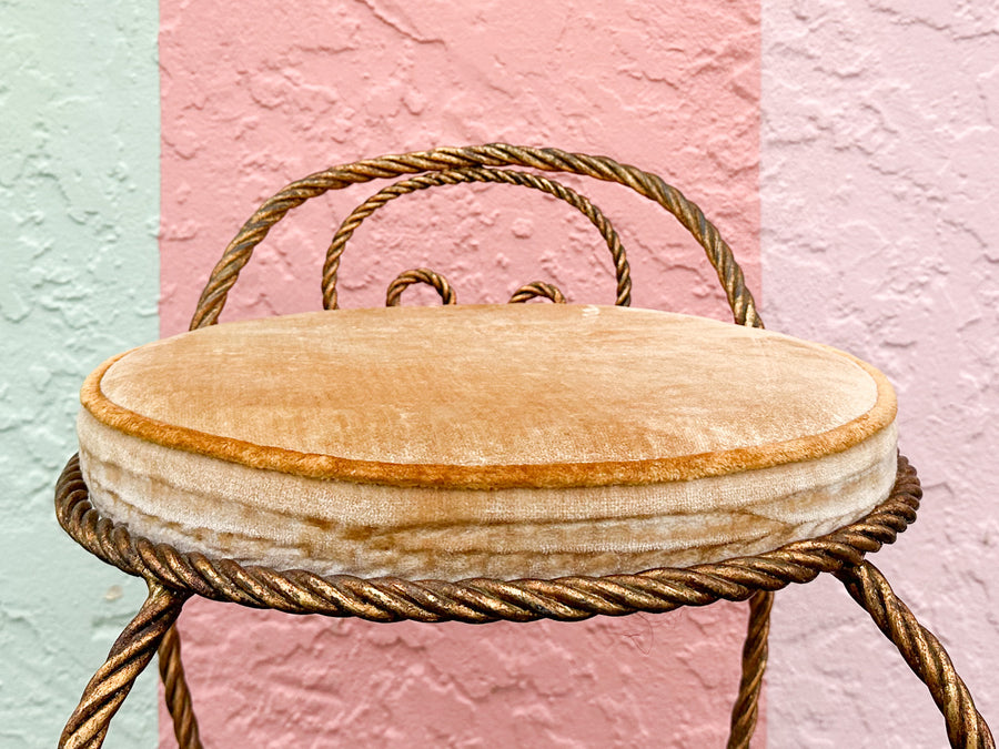 Regency Style Tassel Stool