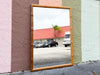 Wood Faux Bamboo Mirror