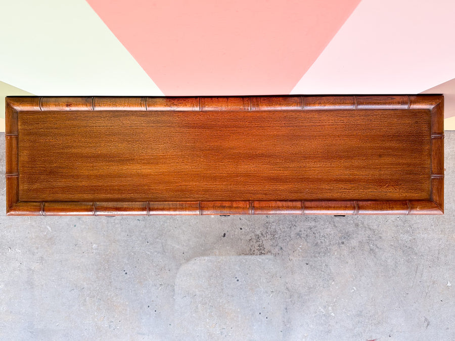 Handsome Faux Bamboo Console