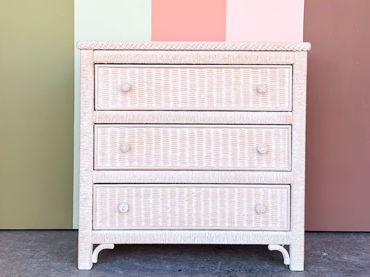 Henry Link Wicker Oversized Nightstand