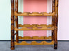 Tortoiseshell Rattan Wine Rack