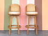 Seagrass and Rattan Bar with Stools