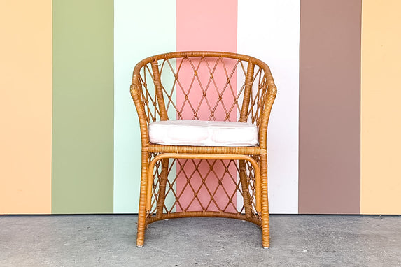 Rattan Barrel Chair