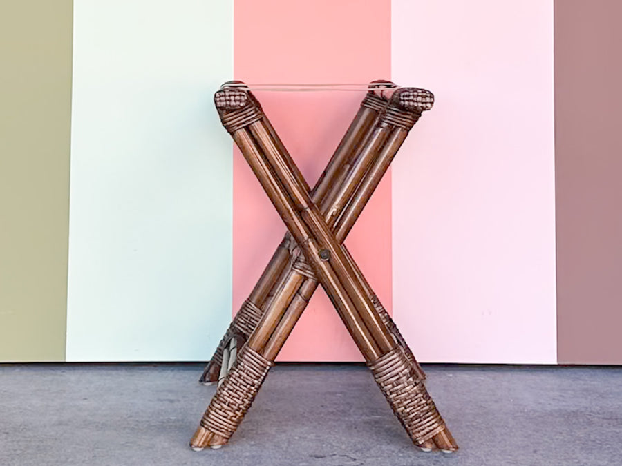 Bamboo Luggage Rack