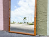 Wood Faux Bamboo Mirror