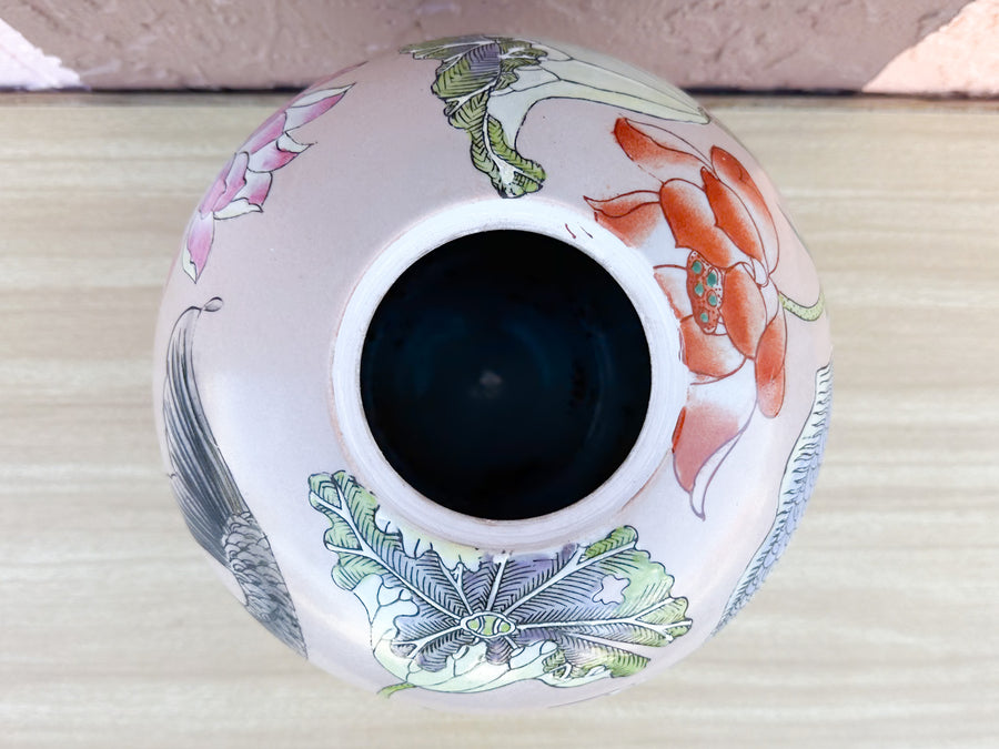Chinoiserie Chic Koi Fish Jar