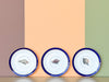 Set of Three Shell Chic Decoupage Plates