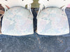 Set of Six Pencil Reed Rattan Dining Chairs