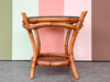 Sweet Rattan and Cane End Table