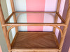 Pencil Reed Rattan Etagere