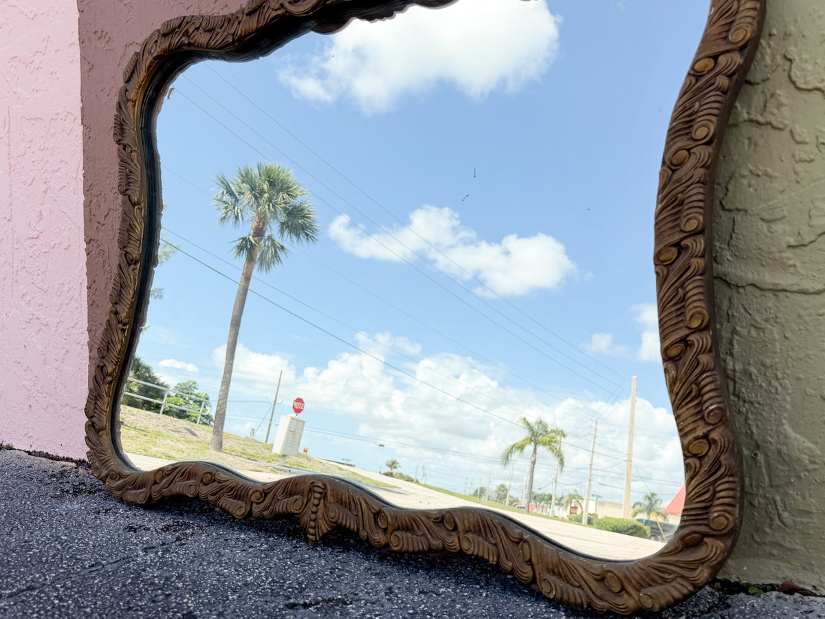 Regency Shell Motif Mirror