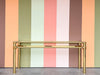 MCM Mastercraft Style Brass Console