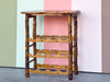 Tortoiseshell Rattan Wine Rack