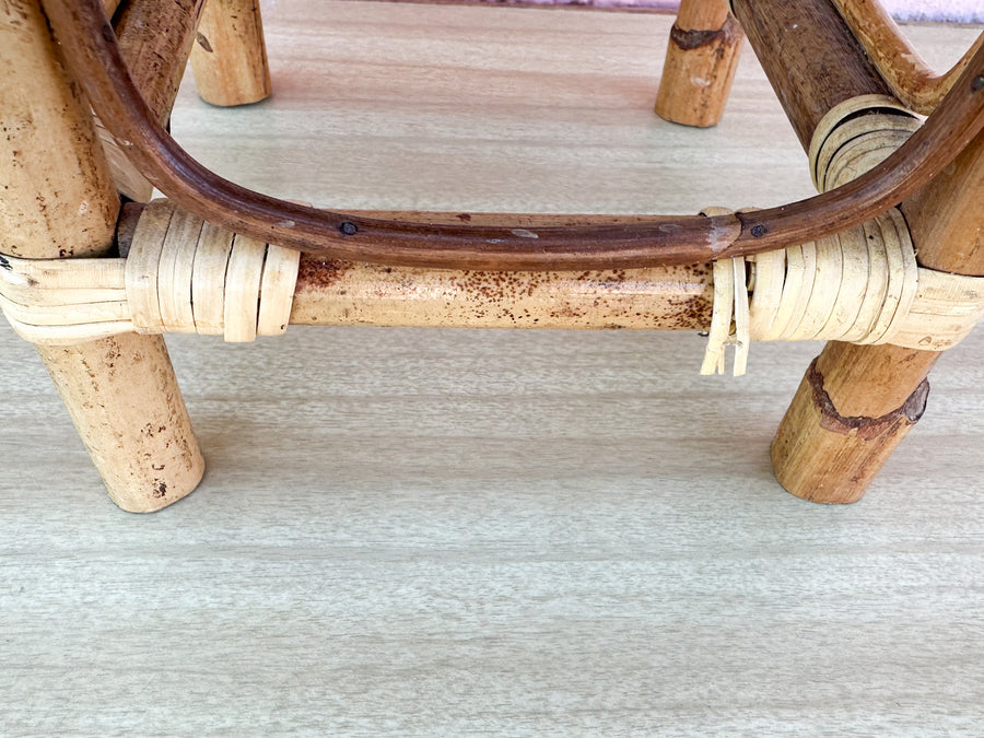 Petite Rattan Pedestal