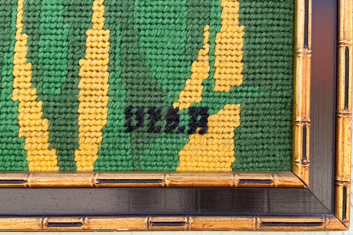 Fierce Tiger Needlepoint Art