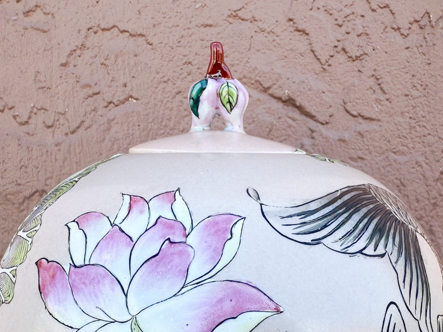 Chinoiserie Chic Koi Fish Jar
