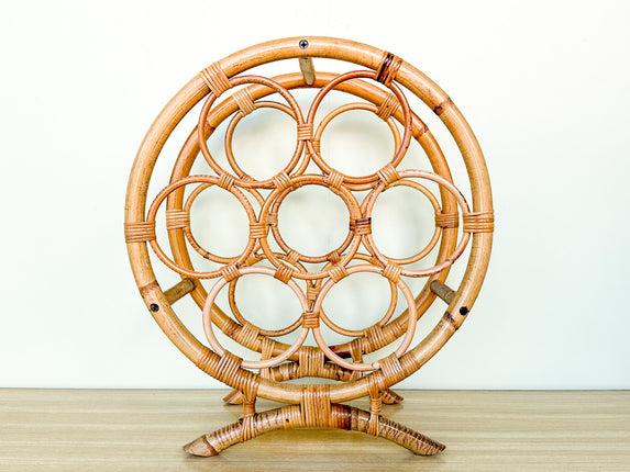 Rattan Wine Rack