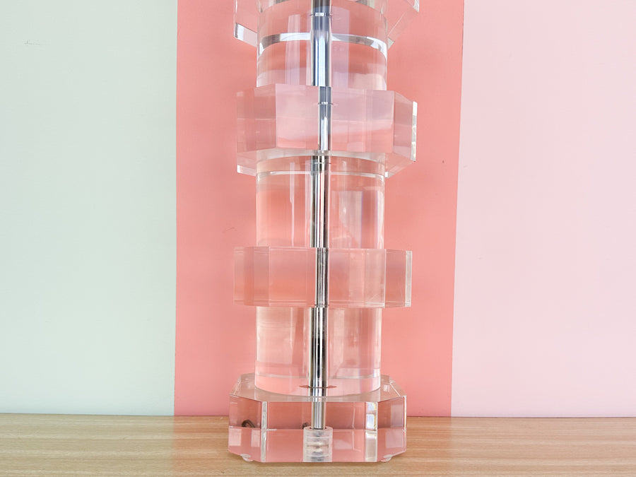 Lovely Lucite Lamp