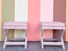 Pair of Lavender X Benches