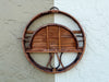 Round Bamboo Wall Shelf