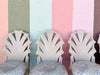Set of Six Pencil Reed Rattan Dining Chairs