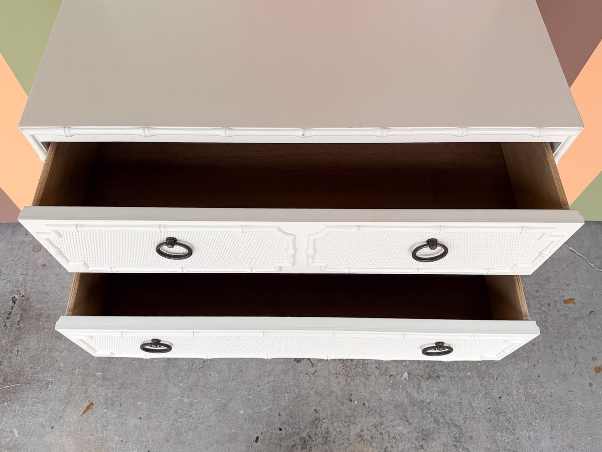 Faux Bamboo Omega Tall Chest