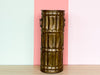 Brass Faux Bamboo Umbrella Stand