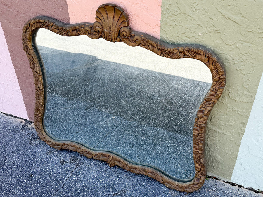 Regency Shell Motif Mirror