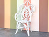 Fiddlehead Wicker Peacock Chair