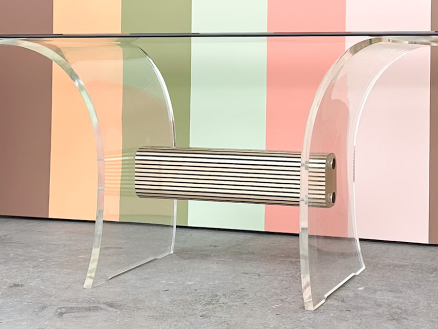 MCM Lucite Dining Table